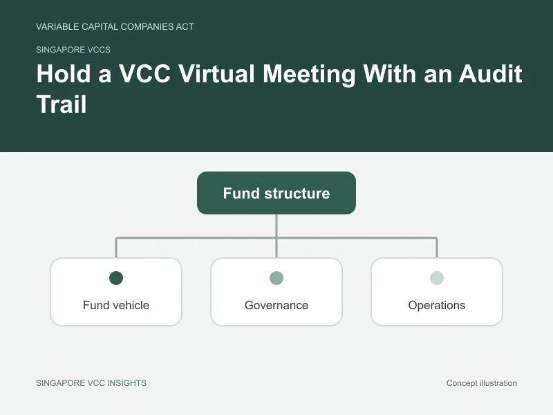 Singapore VCCs illustration for Hold a VCC Virtual Meeting With an Audit Trail