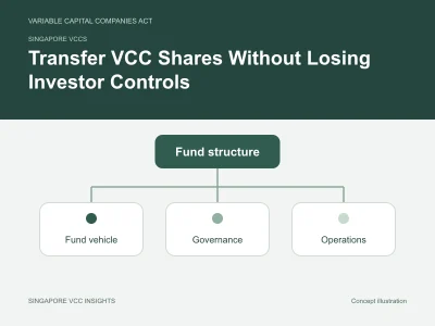Singapore VCCs illustration for Transfer VCC Shares Without Losing Investor Controls