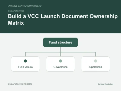 Singapore VCCs illustration for Build a VCC Launch Document Ownership Matrix