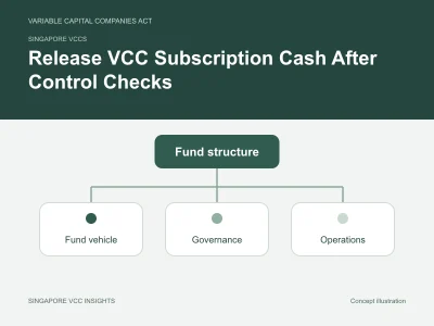 Singapore VCCs illustration for Release VCC Subscription Cash After Control Checks