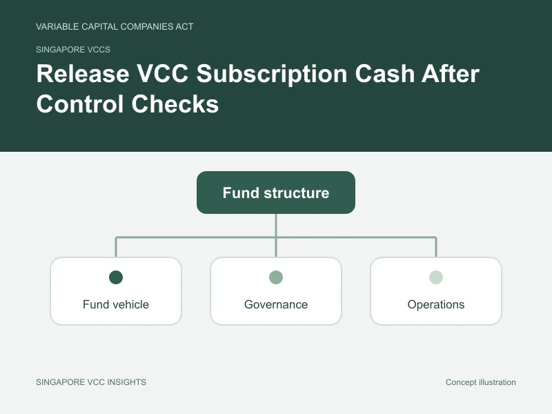 Singapore VCCs illustration for Release VCC Subscription Cash After Control Checks