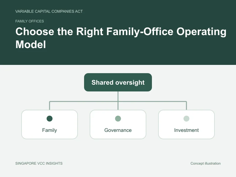 Family offices illustration for Choose the Right Family-Office Operating Model
