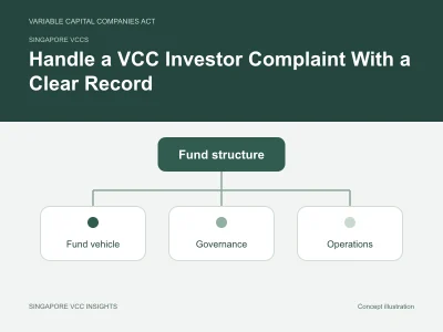 Singapore VCCs illustration for Handle a VCC Investor Complaint With a Clear Record