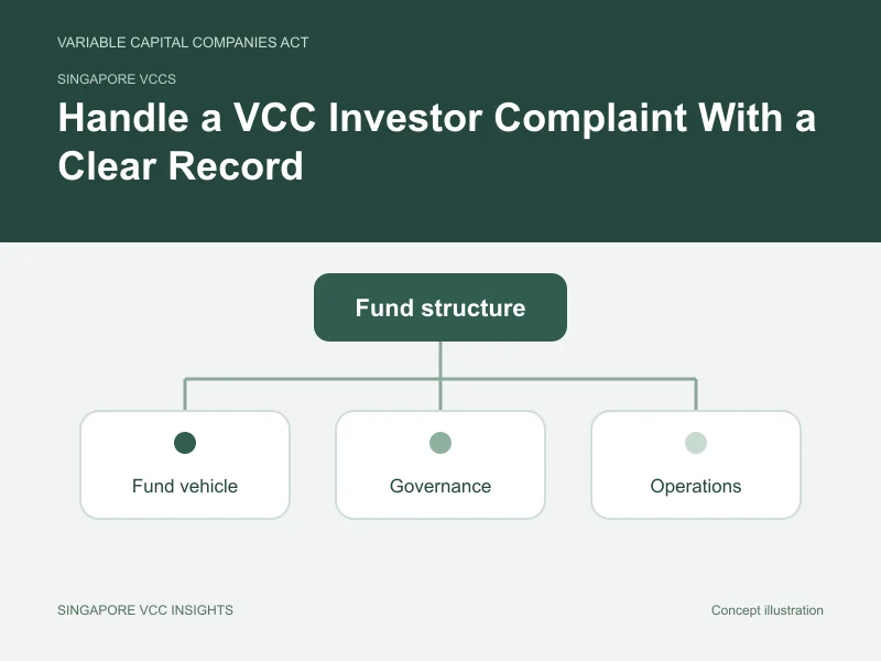 Singapore VCCs illustration for Handle a VCC Investor Complaint With a Clear Record