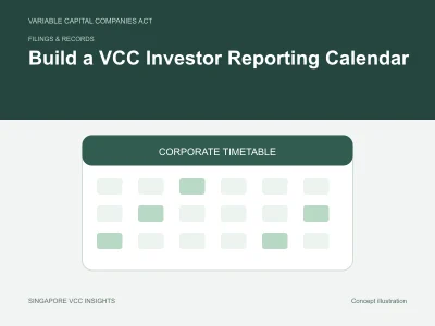 Filings & records illustration for Build a VCC Investor Reporting Calendar