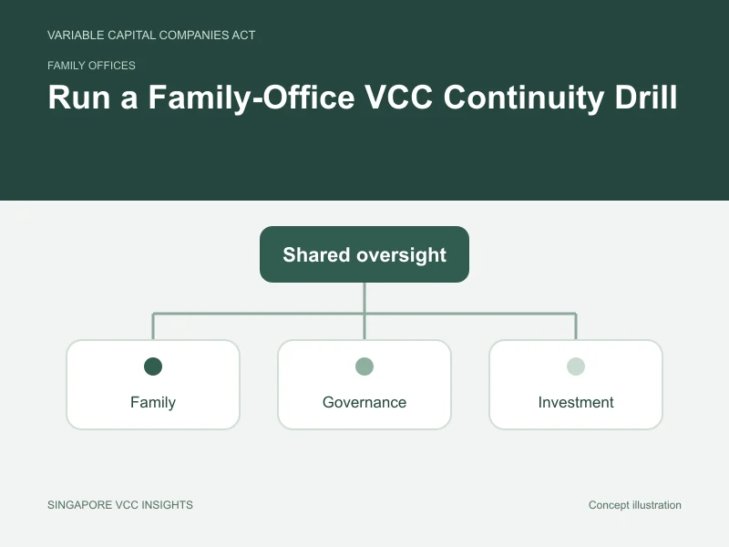 Family offices illustration for Run a Family-Office VCC Continuity Drill
