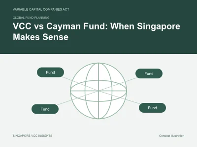Global fund planning illustration for VCC vs Cayman Fund: When Singapore Makes Sense