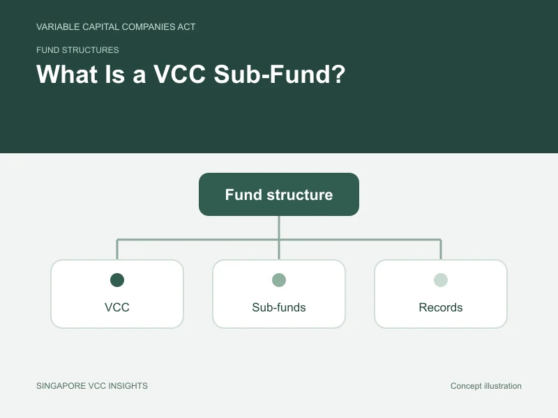 Fund structures illustration for What Is a VCC Sub-Fund?