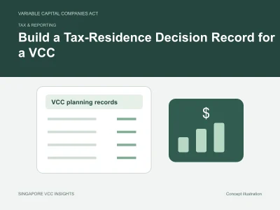 Tax & reporting illustration for Build a Tax-Residence Decision Record for a VCC