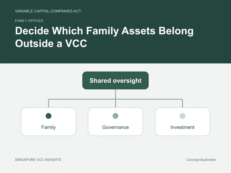 Family offices illustration for Decide Which Family Assets Belong Outside a VCC