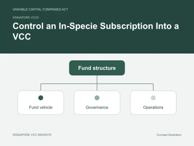 Singapore VCCs illustration for Control an In-Specie Subscription Into a VCC