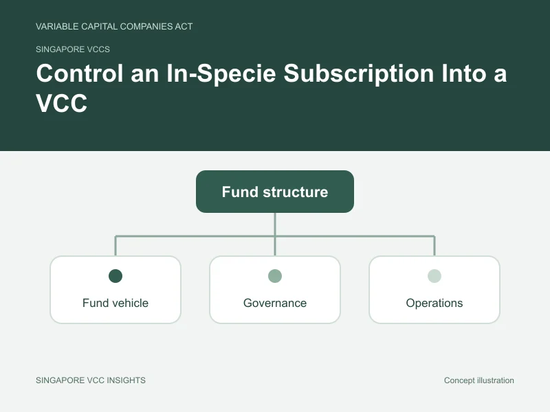 Singapore VCCs illustration for Control an In-Specie Subscription Into a VCC