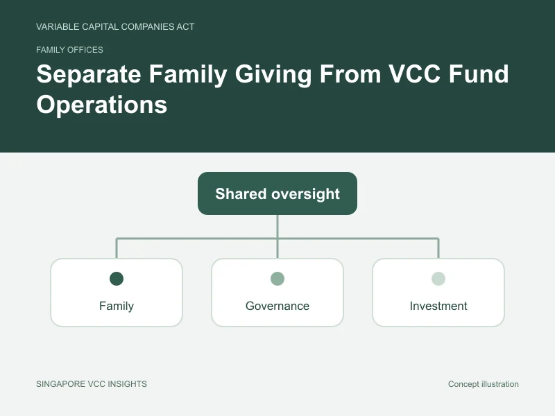 Family offices illustration for Separate Family Giving From VCC Fund Operations