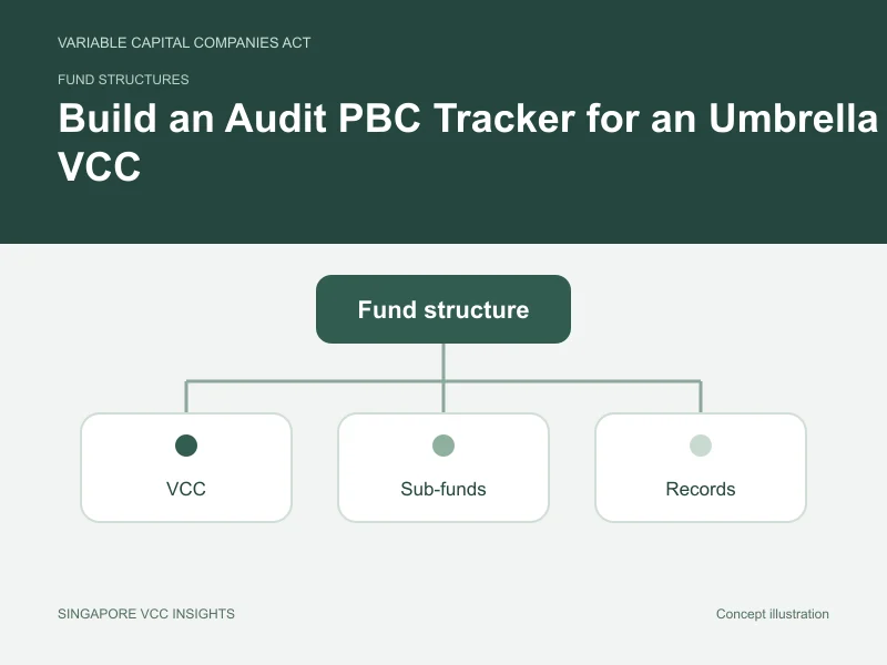 Fund structures illustration for Build an Audit PBC Tracker for an Umbrella VCC