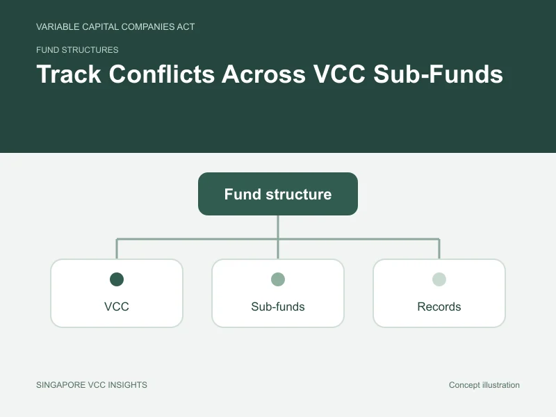 Fund structures illustration for Track Conflicts Across VCC Sub-Funds