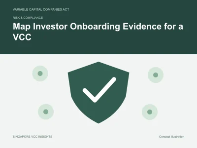 Risk & compliance illustration for Map Investor Onboarding Evidence for a VCC