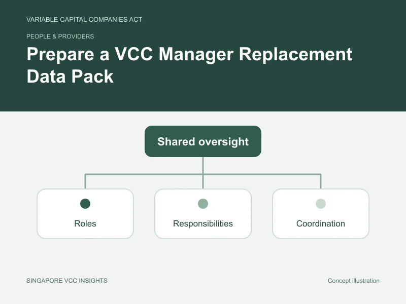 People & providers illustration for Prepare a VCC Manager Replacement Data Pack