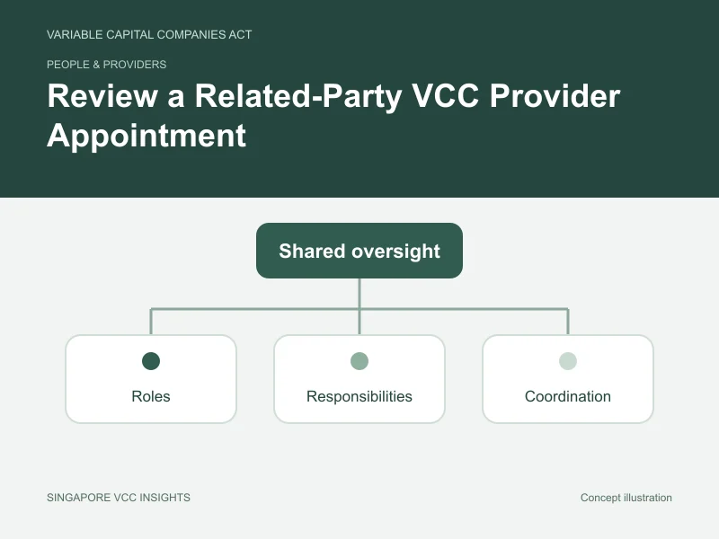People & providers illustration for Review a Related-Party VCC Provider Appointment