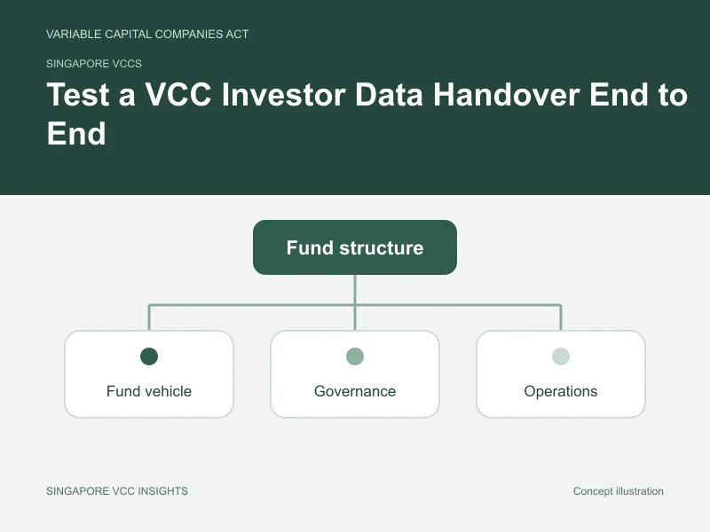 Singapore VCCs illustration for Test a VCC Investor Data Handover End to End