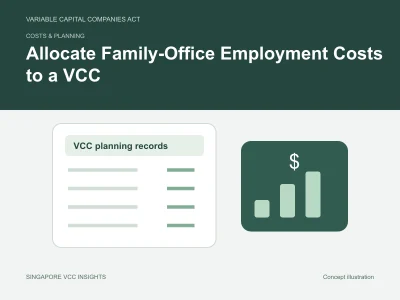 Costs & planning illustration for Allocate Family-Office Employment Costs to a VCC