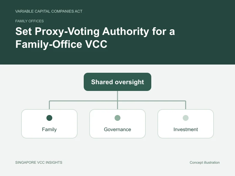Family offices illustration for Set Proxy-Voting Authority for a Family-Office VCC