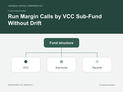 Fund structures illustration for Run Margin Calls by VCC Sub-Fund Without Drift