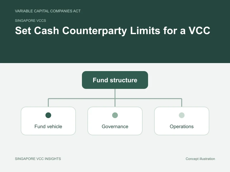 Singapore VCCs illustration for Set Cash Counterparty Limits for a VCC