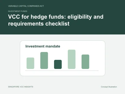 Investment funds illustration for VCC for hedge funds