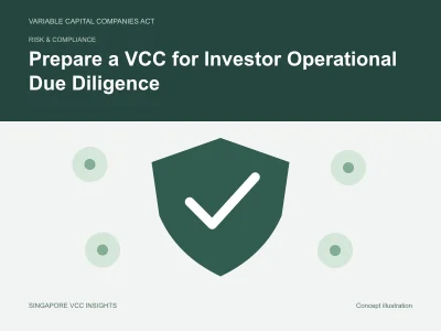 Risk & compliance illustration for Prepare a VCC for Investor Operational Due Diligence