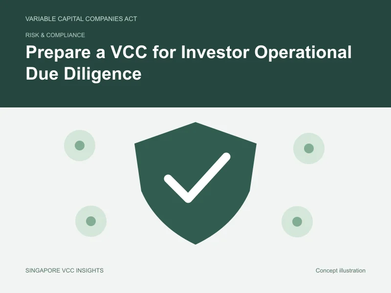 Risk & compliance illustration for Prepare a VCC for Investor Operational Due Diligence