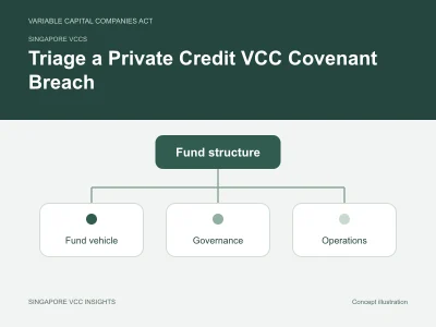 Singapore VCCs illustration for Triage a Private Credit VCC Covenant Breach