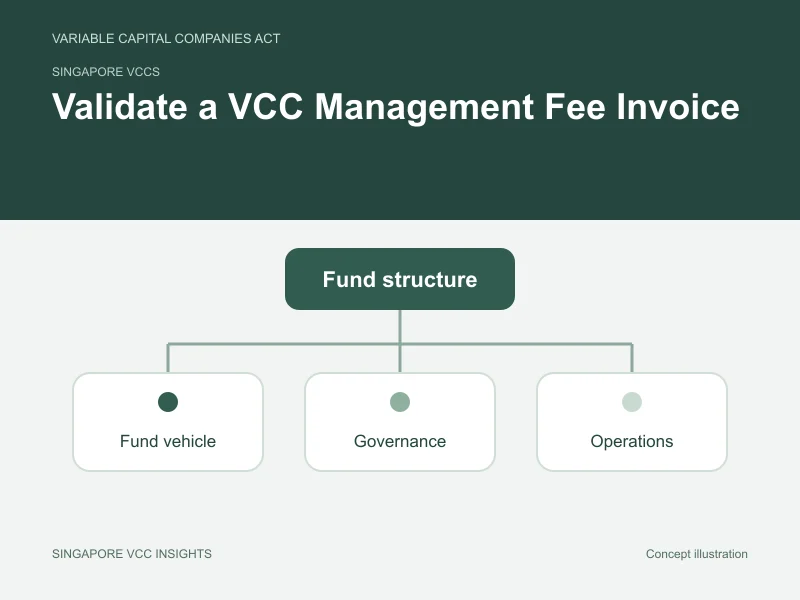 Singapore VCCs illustration for Validate a VCC Management Fee Invoice