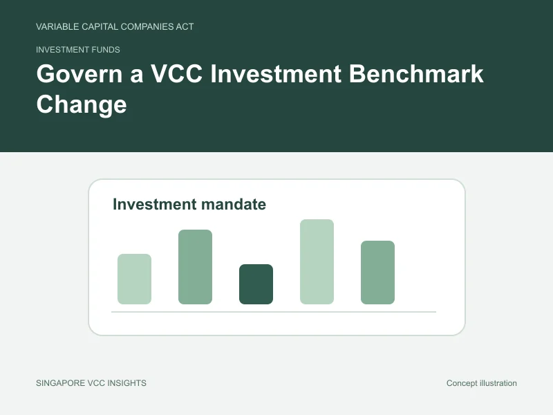 Investment funds illustration for Govern a VCC Investment Benchmark Change