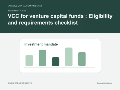 Investment funds illustration for VCC for venture capital funds