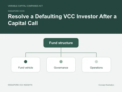 Singapore VCCs illustration for Resolve a Defaulting VCC Investor After a Capital Call