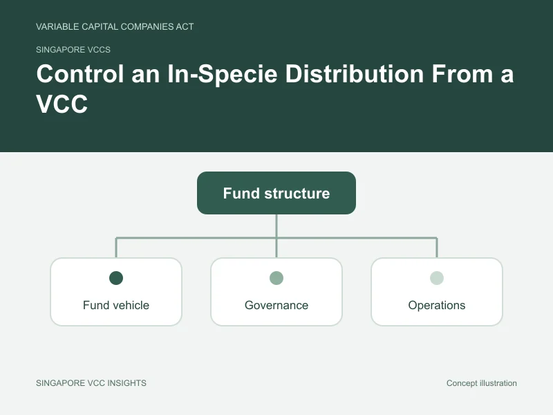 Singapore VCCs illustration for Control an In-Specie Distribution From a VCC