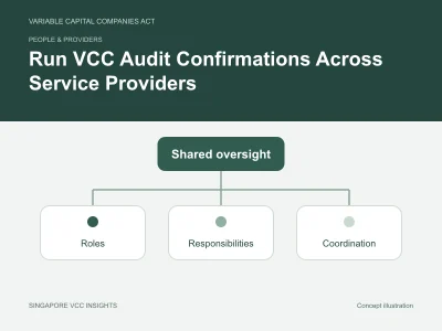 People & providers illustration for Run VCC Audit Confirmations Across Service Providers