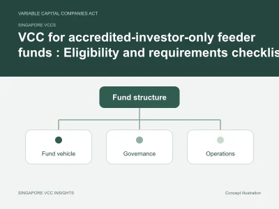 Singapore VCCs illustration for VCC for accredited-investor-only feeder funds