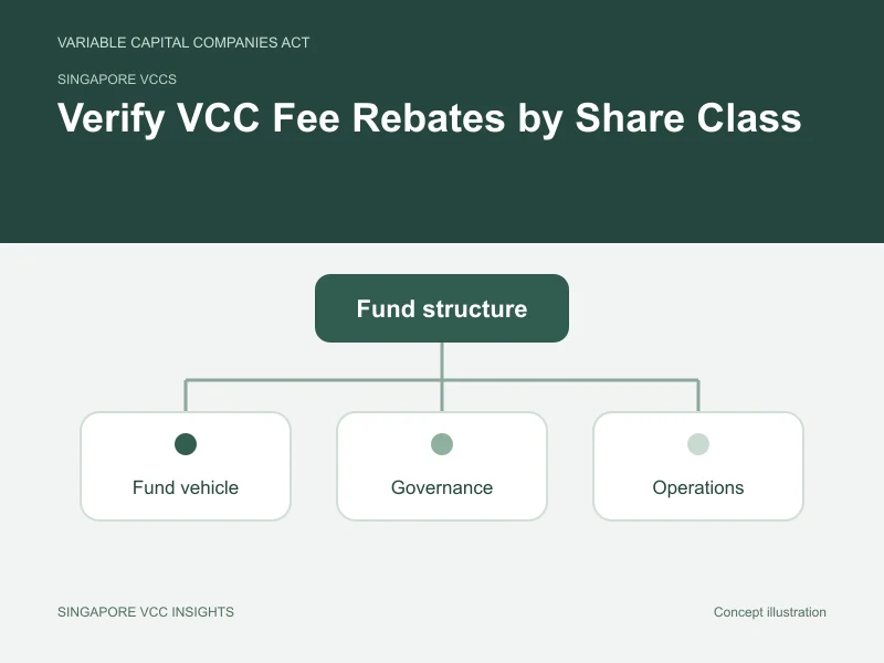Singapore VCCs illustration for Verify VCC Fee Rebates by Share Class