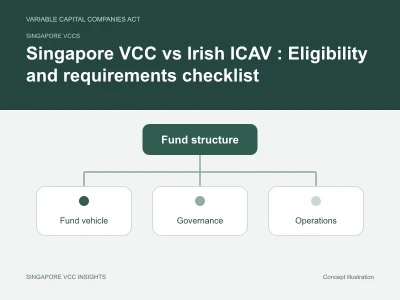 Singapore VCCs illustration for Singapore VCC vs Irish ICAV