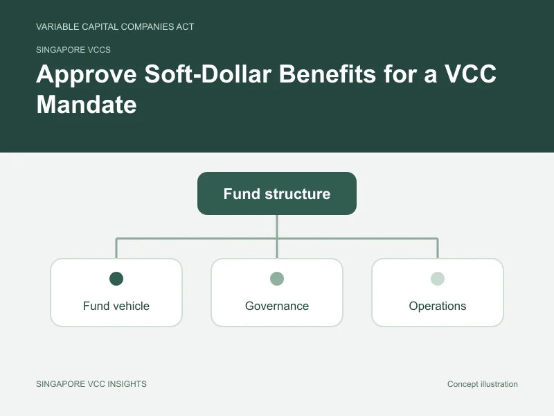 Singapore VCCs illustration for Approve Soft-Dollar Benefits for a VCC Mandate
