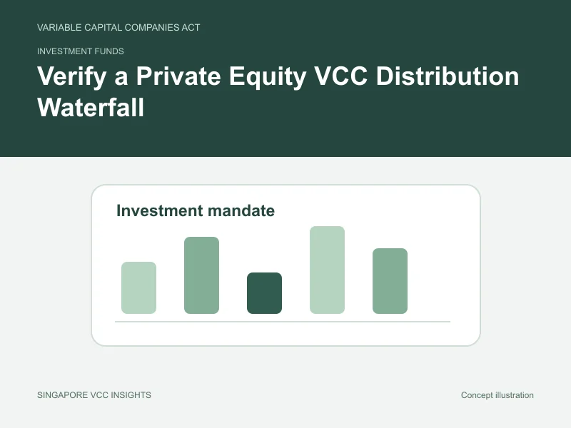 Investment funds illustration for Verify a Private Equity VCC Distribution Waterfall