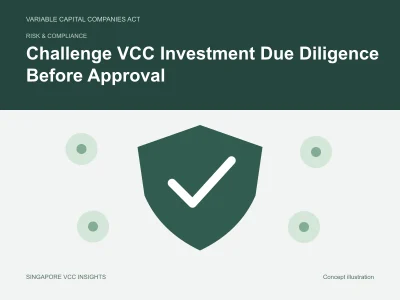 Risk & compliance illustration for Challenge VCC Investment Due Diligence Before Approval