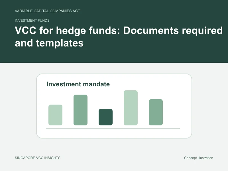 Investment funds illustration for VCC for hedge funds