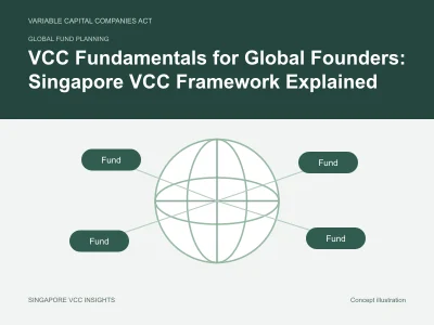 Global fund planning illustration for VCC Fundamentals for Global Founders: Singapore VCC Framework Explained