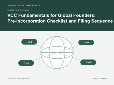 Global fund planning illustration for VCC Fundamentals for Global Founders: Pre-Incorporation Checklist and Filing Sequence