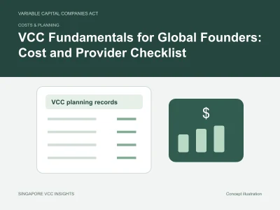 Costs & planning illustration for VCC Fundamentals for Global Founders: Cost and Provider Checklist