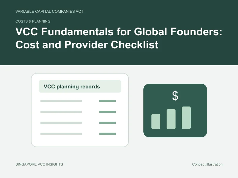 Costs & planning illustration for VCC Fundamentals for Global Founders: Cost and Provider Checklist