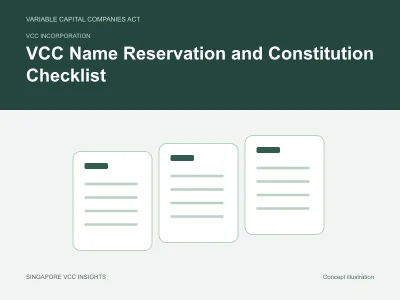 VCC incorporation illustration for VCC Name Reservation and Constitution Checklist