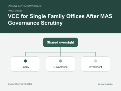 Family offices illustration for VCC for Single Family Offices After MAS Governance Scrutiny